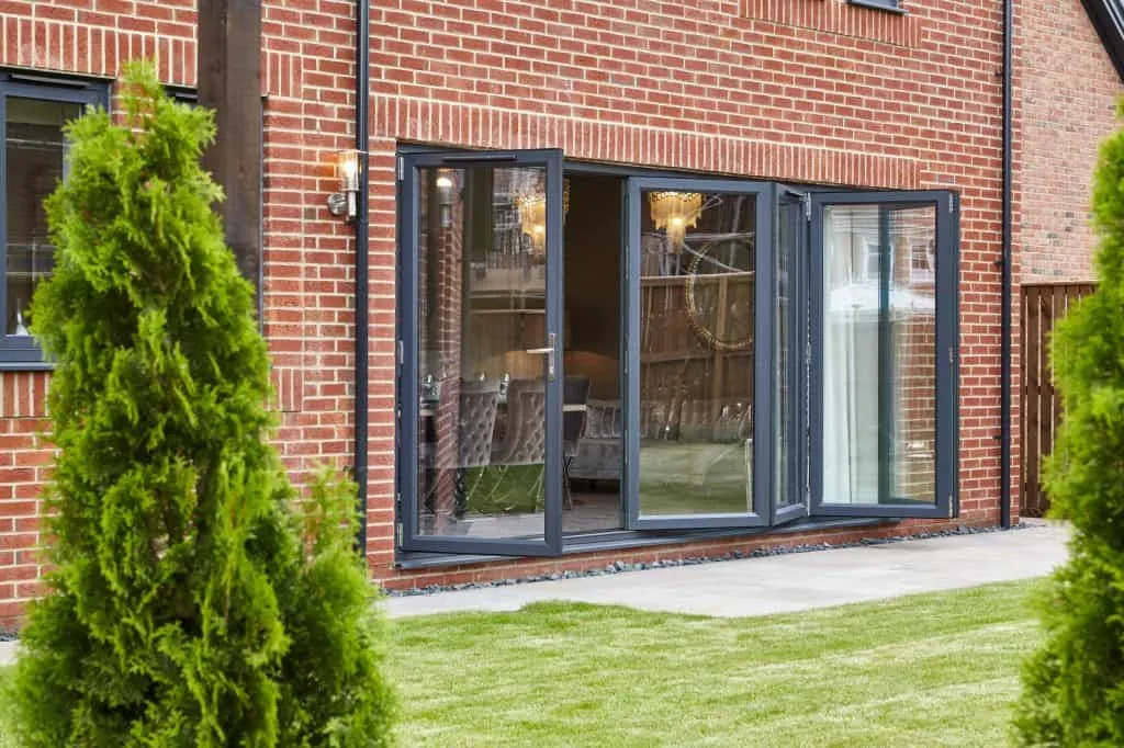 Anthracite Grey 5 pane Bi-fold