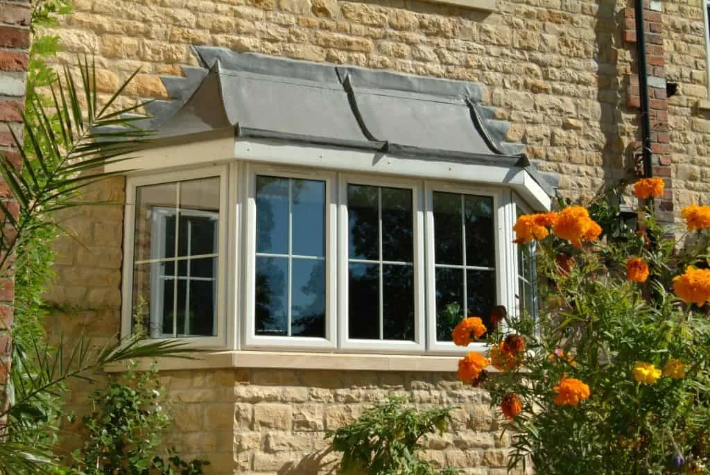 Close up of Bay Windows