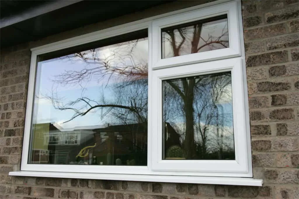 3 Pane White Logic Chamfered window
